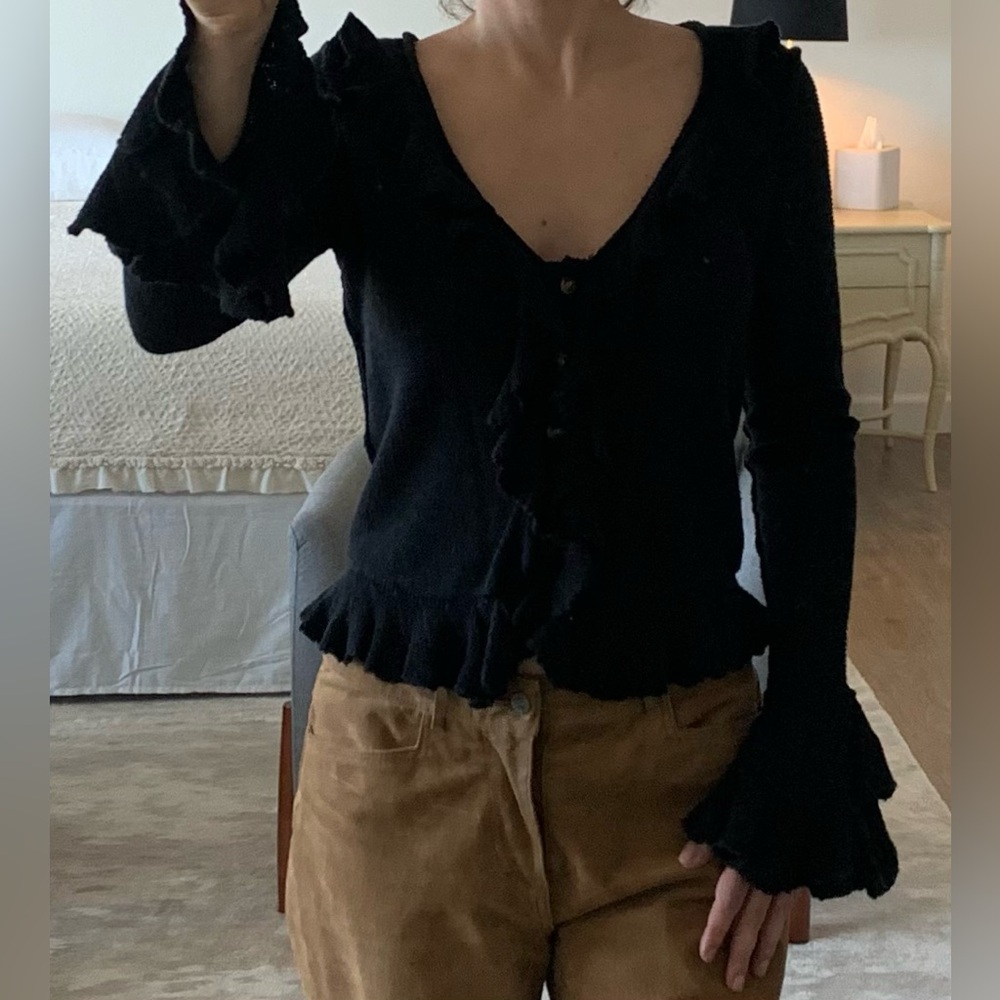 LPA Charcoal Knit Sweater XL